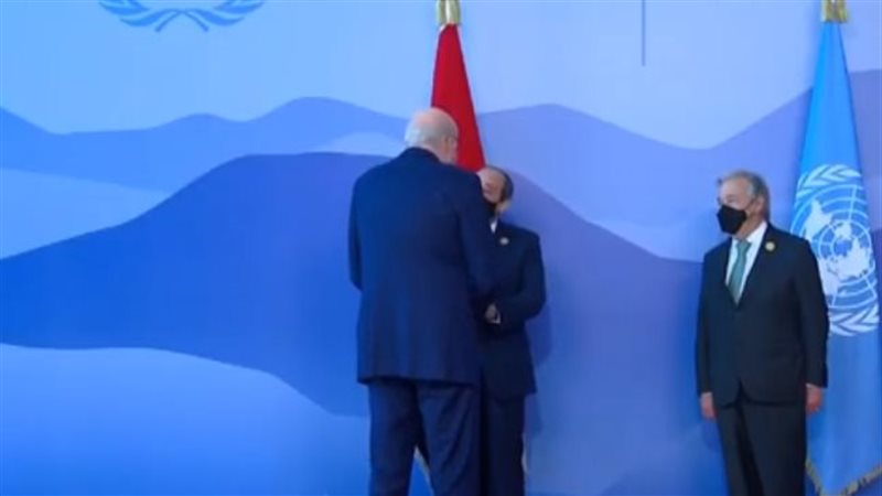 السيسي وجوتيريش يستقبلان
