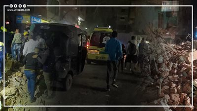 الحماية المدنية تبحث عن ضحايا أسفل أنقاض عقار إمبابة | فيديو