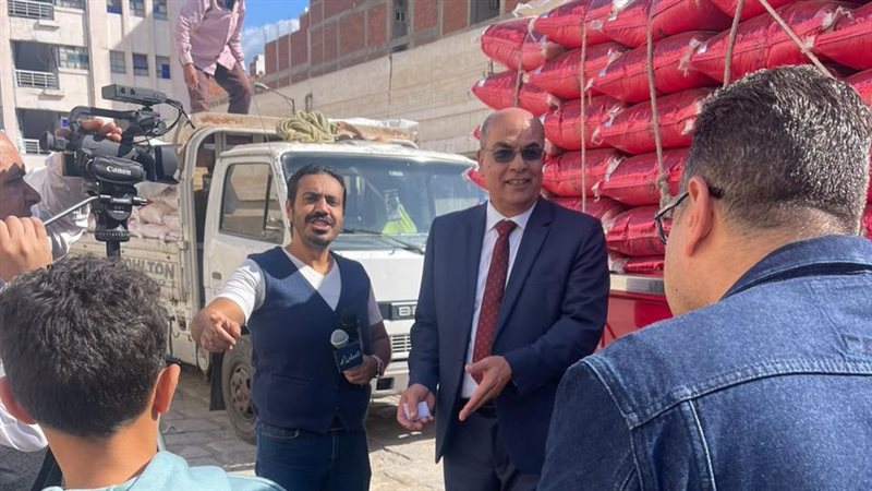 توزيع الارز بالدقهلية