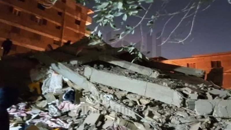  انهيار عقاريين بإمبابة