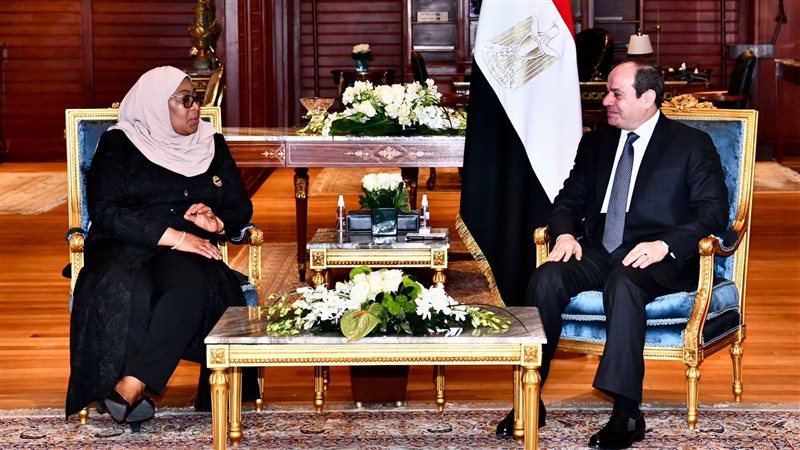 الرئيس السيسي ورئيسة