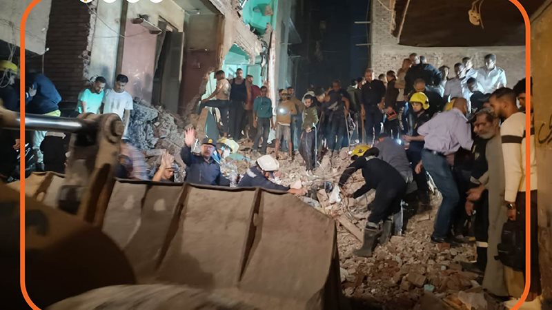 عقار امبابة المنهار