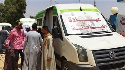 الكشف على ١٢٧٥ مواطنا في قافلة طبية مجانية بقرية الدير الغربي بقنا ضمن حياة كريمة