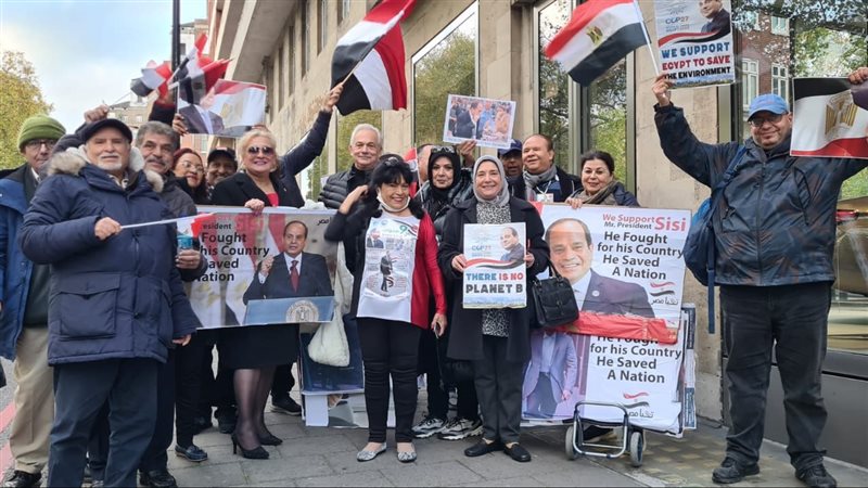 وقفة الجالية المصرية