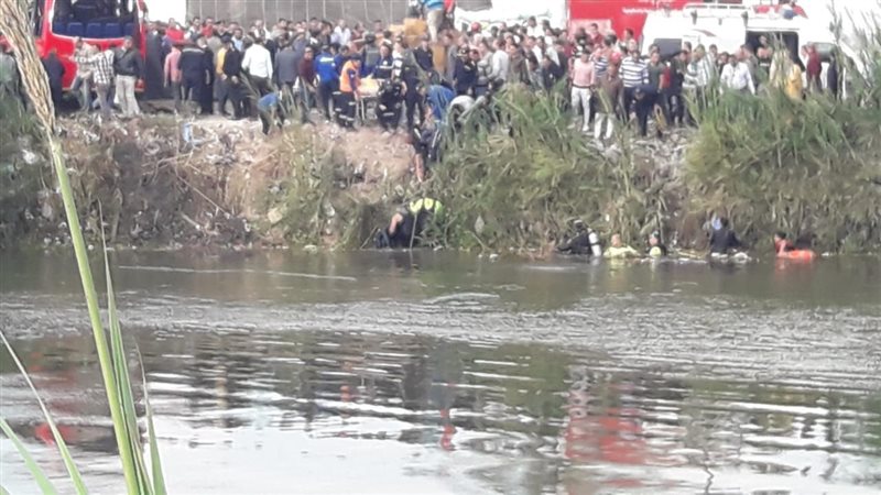 حادث انقلاب الاتوبيس