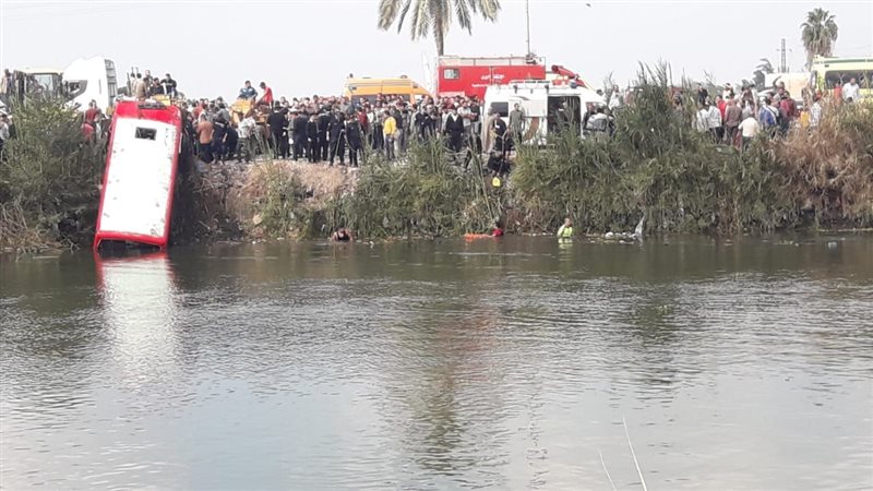 حادث المنصورة