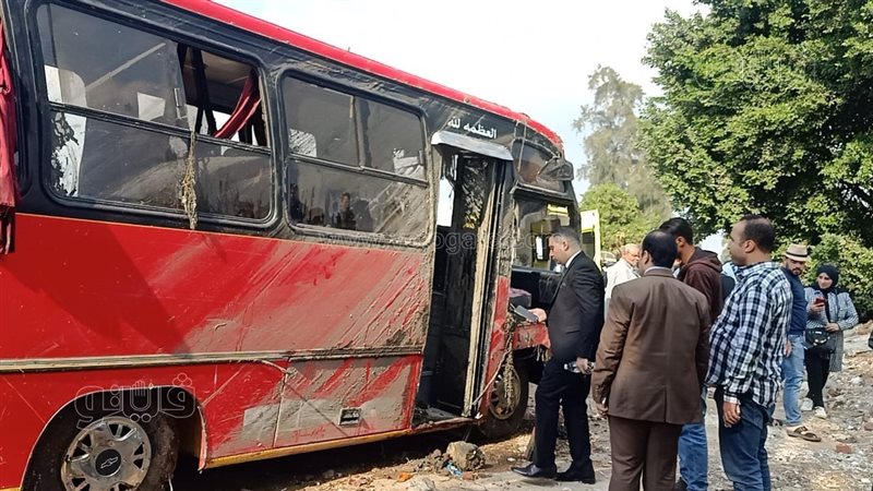 حادث انقلاب أتوبيس