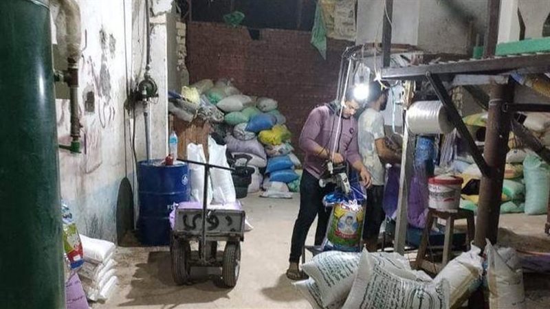 ضبط مضرب أرز بالجيزة