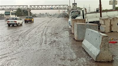 سقوط أمطار غزيرة على مناطق شرق وغرب الإسكندرية | صور 