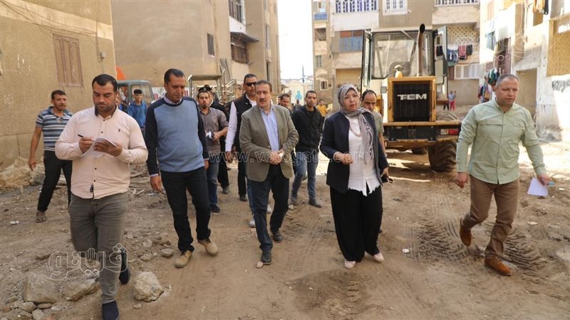 محافظ المنوفية خلال