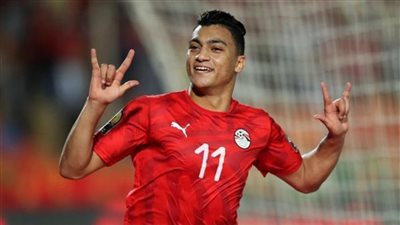 مصطفي محمد يحرز الهدف الأول لمنتخب الفراعنة في بلجيكا 