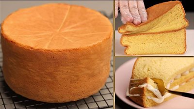 طريقة عمل الكيكة الإسفنجية.. لعمل تورتة احترافية في البيت