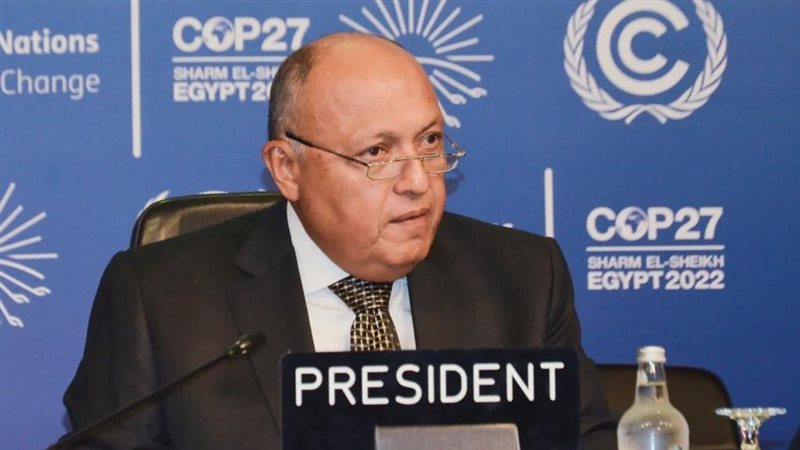 سامح شكري وزير الخارجية،