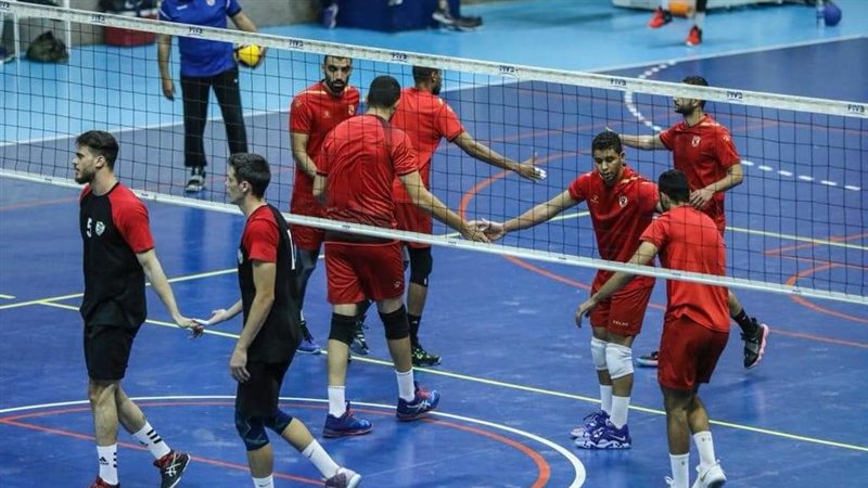 رجال طائرة الأهلي