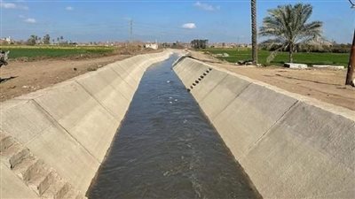 تبطين 587 كيلو متر من الترع بتكلفة 1.45 مليار جنيه في بني سويف
