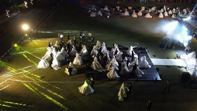 المنطقة الجنوبية العسكرية تنظم حفل زفاف جماعى لـ 200 شاب وفتاة