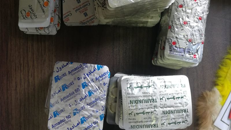جانب من المضبوطات