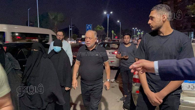 اشرف زكي في عزاء