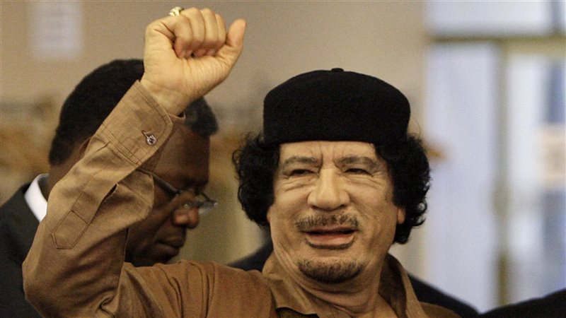 القذافى