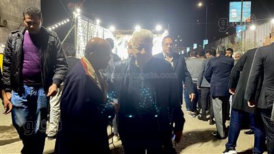 مرتضى منصور يحضر عزاء سيد جوهر في ميت عقبة |فيديو وصور 