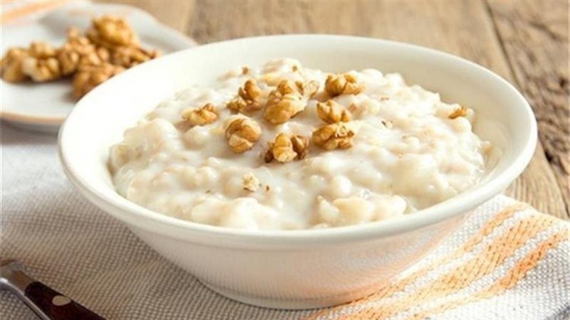 البليلة باللبن والمكسرات