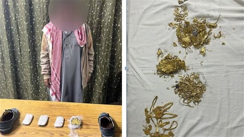 ضبط متهم لتهريب مشغولات