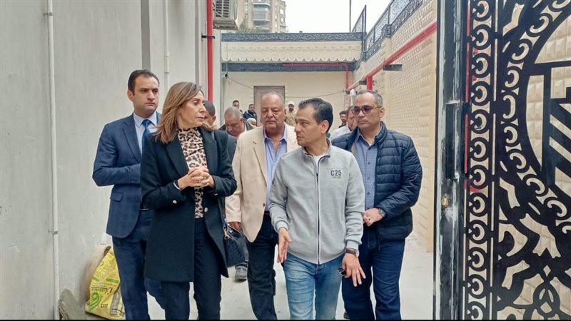 وزيرة الثقافة تتفقد