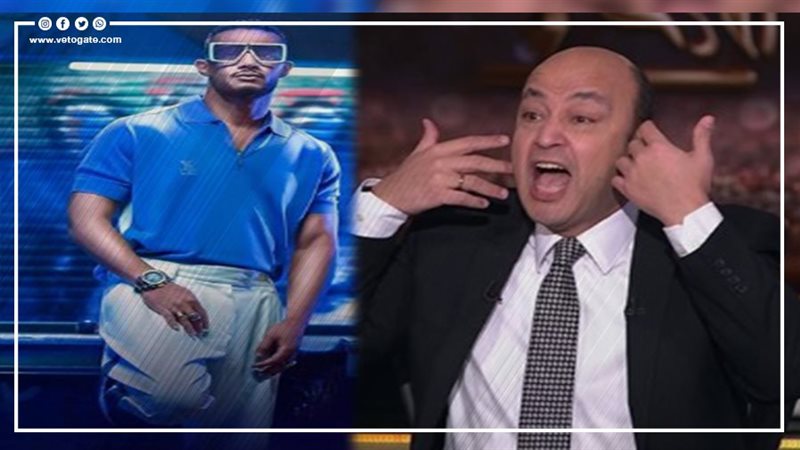 عمرو أديب ومحمد رمضان
