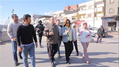 محافظ دمياط تتفقد الأعمال النهائية بمشروع كوبري مدخل مدينة كفر البطيخ بالصور
