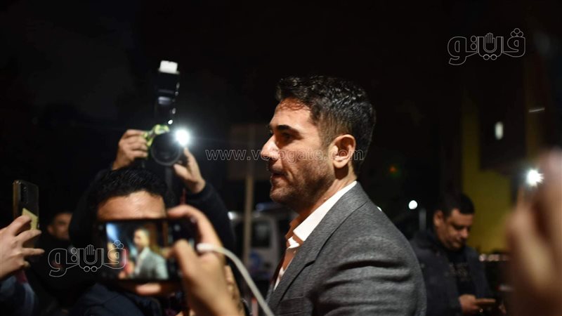 أحمد عز في عزاء مفيد