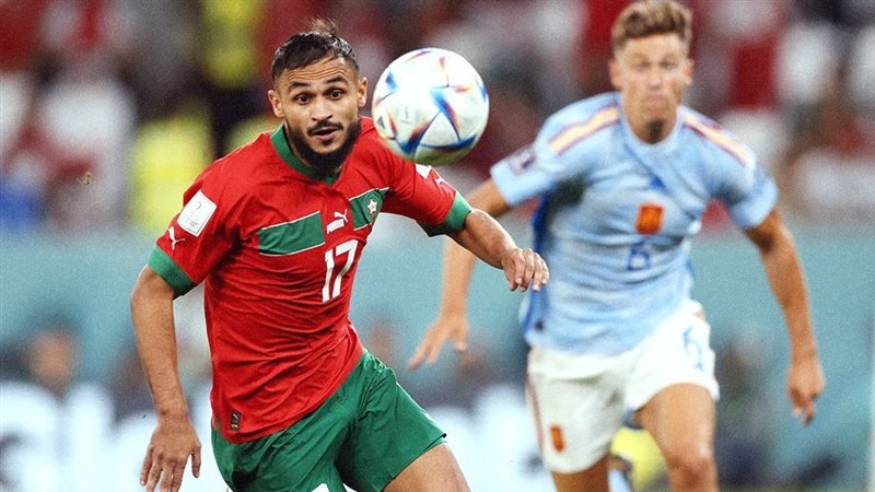 مباراة المغرب وإسبانيا
