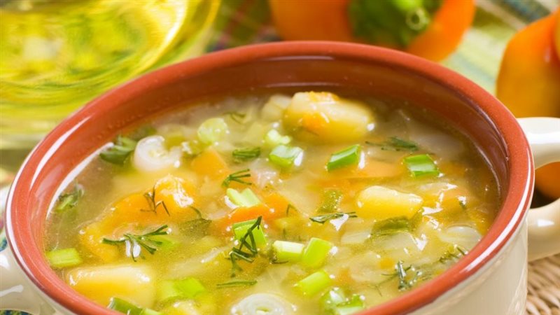 طريقة عمل شوربة الخضار،فيتو