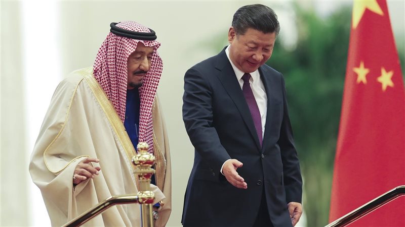 الرئيس الصيني والملك