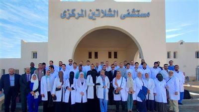 اللجنة الطبية العليا والاستغاثات بمجلس الوزراء تنظم قافلة طبية شاملة لـ