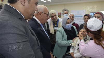 حملة التطعيم ضد شلل الأطفال ببورسعيد تستهدف 101 ألف طفل (صور) 