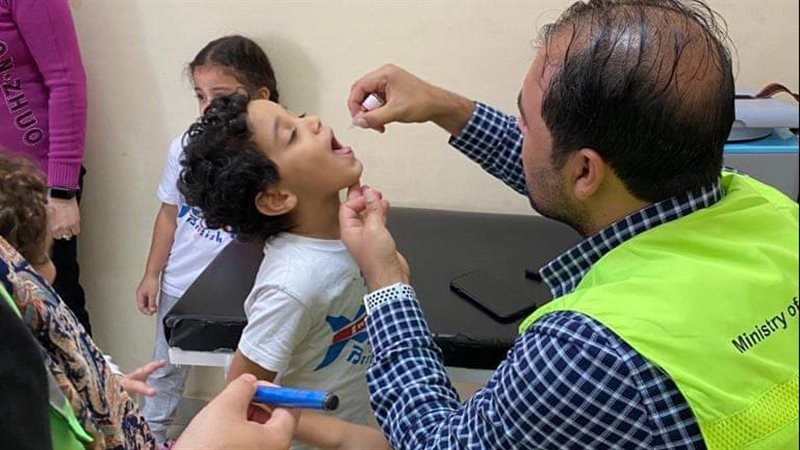 تطعيم اطفال قنا،