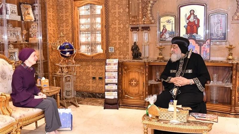 البابا تواضروس يستقبل