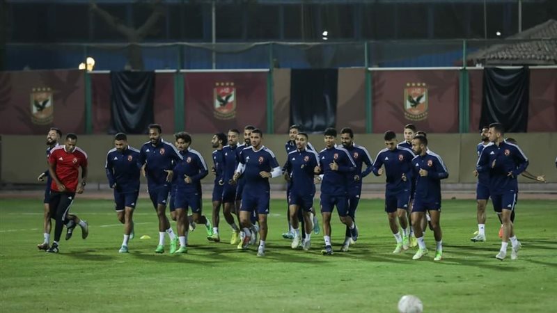 مران الأهلي فى التتش،