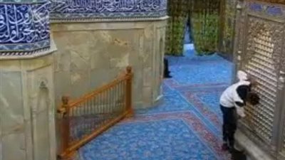 لحظة حرق ضريح الصحابي هانيء بن عروة (فيديو)