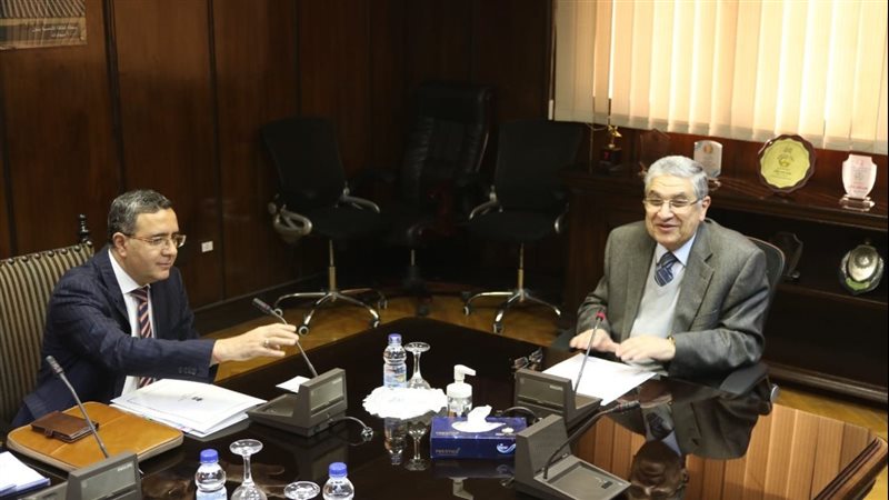 وزير الكهرباء والسفير