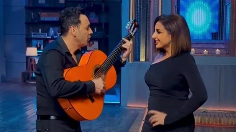 الفنانة انغام ومصطفى