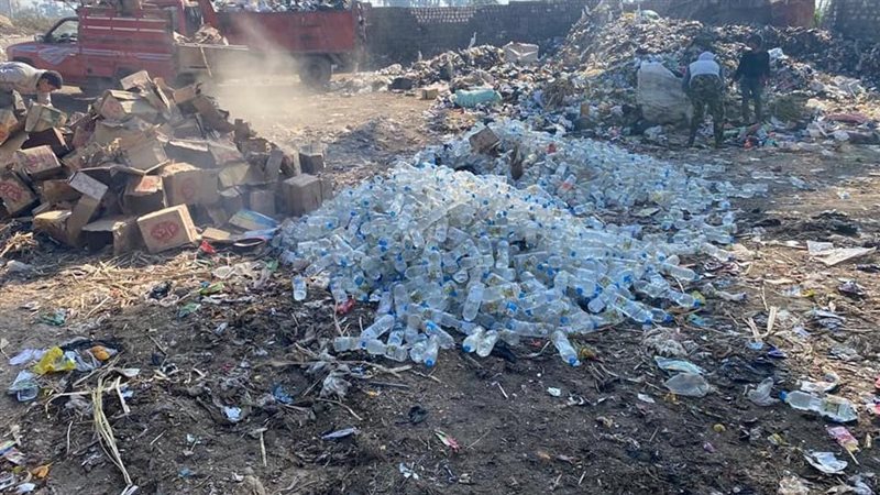 إعدام 1200 زجاجة