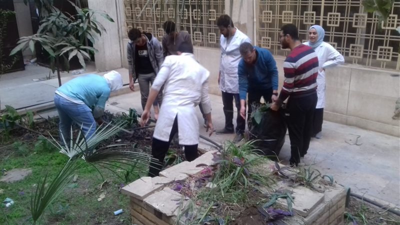 طلاب جامعة حلوان،