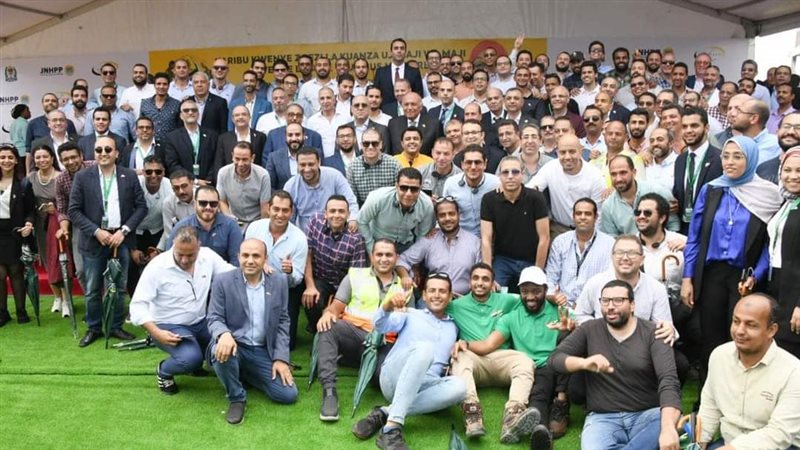  الوفد المصرى فى