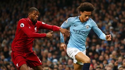  كأس الرابطة، تعادل مثير بين مانشستر سيتي وليفربول 1-1 بالشوط الأول