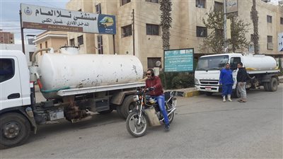 تمركز سيارات شفط مياه الأمطار المتوقعة في المنوفية
