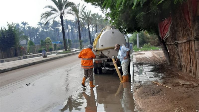 أمطار غزيرة بالبحيرة،