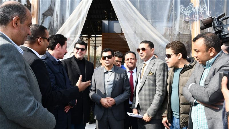 وزير الرياضة يتفقد