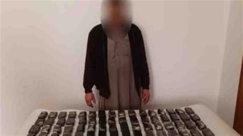 ضبط متهم بحوزة حشيش،فيتو