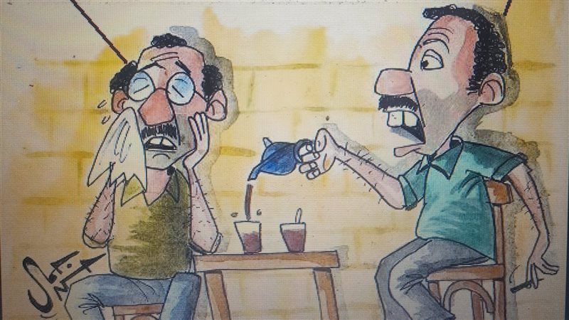 أرجل الفراخ في كاريكاتيرفيتو